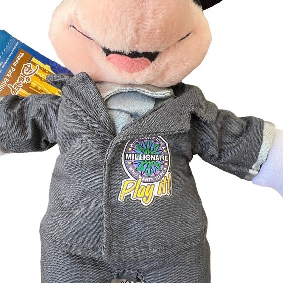 Disney Theme Parks Edition Who Wants to be a Millionaire Mickey Plush - Picture 2 of 4